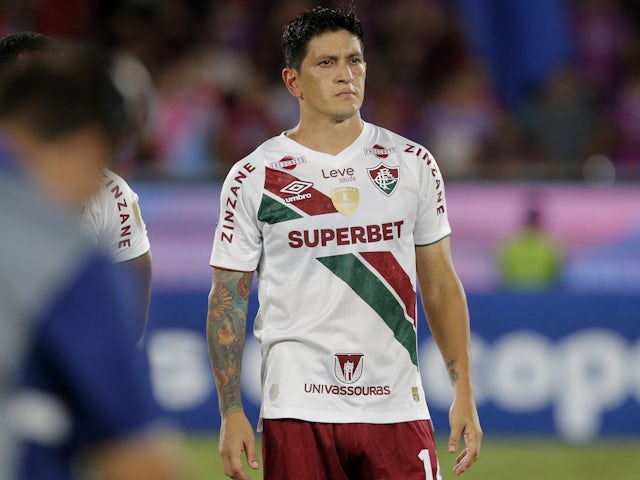 Tiền đạo Fluminense German Cano thi đấu tại Copa Libertadores 2024