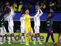 Joao Ricardo celebrates with his Fortaleza teammates after defeating Boca Juniors at the Copa Sudamericana in May 2024