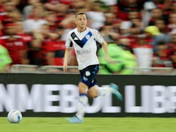 Leonardo Jara in action for Velez Sarsfield at the 2023 Copa Libertadores