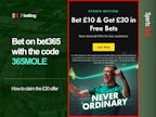 bet365 Bonus Code: 365MOLE | Get £30 in Free Bets in May 2024