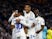 Leeds United's Crysencio Summerville celebrates scoring their fourth goal with Georginio Rutter and teammates on May 16, 2024