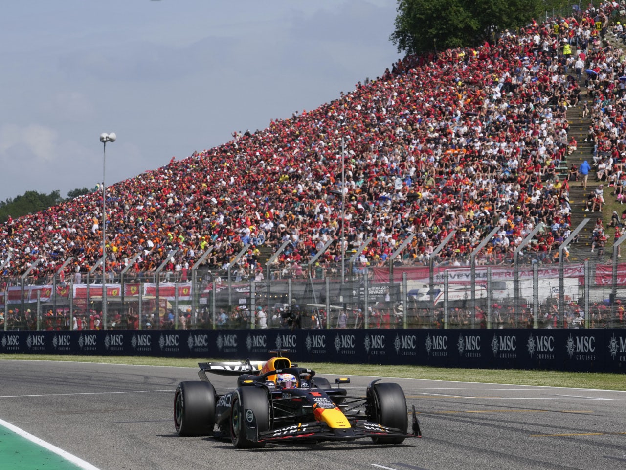 Verstappen holds off Norris charge to win Imola Grand Prix