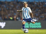 Juan Quintero in action for Racing Club at the 2023 Copa Libertadores