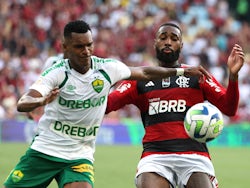 Matheus Alexandre in action for Cuiaba in December 2023