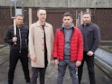 WEEK 12 COVER: Warren, James, Ste and Murphy on Hollyoaks on March 18, 2024