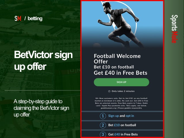 Betvictor sign up offer - Best UK football promotions