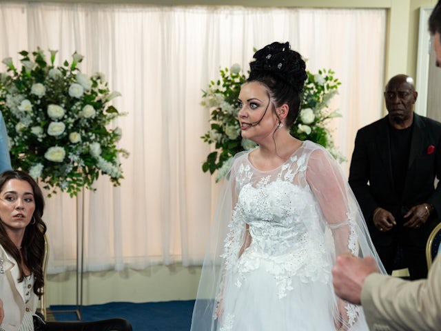 In Pictures: Whitney reacts to wedding-day revelation in EastEnders ...