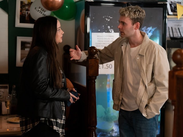 Lauren and Peter on EastEnders on May 27, 2024