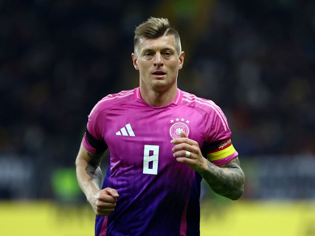 Germany's Toni Kroos in action on March 26, 2024
