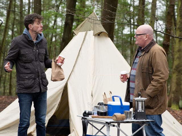 Marlon and Paddy on Emmerdale on June 6, 2024