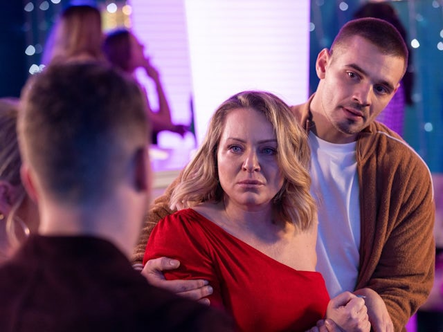 Marie and Abe on Hollyoaks on March 20, 2024