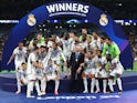 Real Madrid celebrate their Champions League win on June 1, 2024