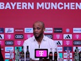 New Bayern Munich coach Vincent Kompany during a press conference on May 30, 2024