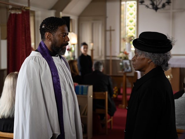 Charles and Claudette on Emmerdale on June 13, 2024