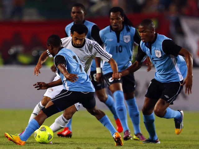 Botswana trong trận đấu vòng loại Cúp bóng đá châu Phi ở Cairo vào ngày 5 tháng 6 năm 2024