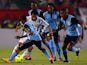 Botswana during their African Nations Cup qualifying soccer match in Cairo on June 5, 2024
