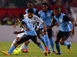 Botswana during their African Nations Cup qualifying soccer match in Cairo on June 5, 2024