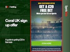 <span class="p2_new s hp">NEW</span> Coral Sign Up Offer 2024: How to sign up and get a £20 free bet