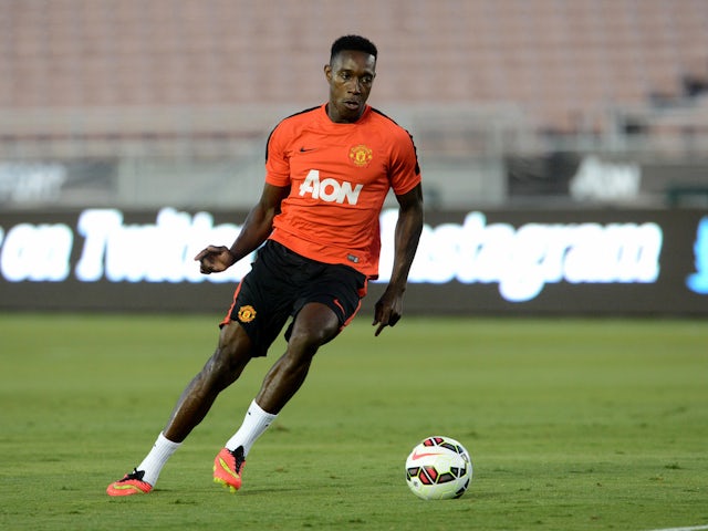 Danny Welbeck in action for Manchester United on July 23, 2014