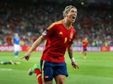 Fernando Torres in action for Spain on June 1, 2012