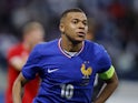 France's Kylian Mbappe in action on June 5, 2024