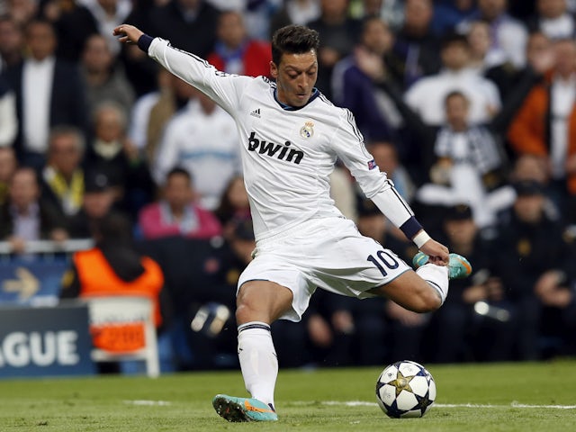 Mesut Ozil in action for Real Madrid on April 30, 2013