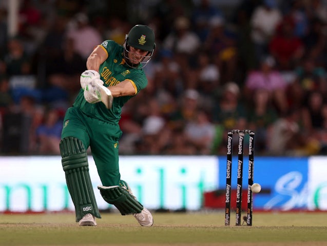 South Africa's David Miller in action on June 5, 2024