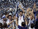 Greece celebrate winning Euro 2004