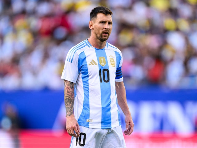 Lionel Messi de Argentina el 9 de junio de 2024.