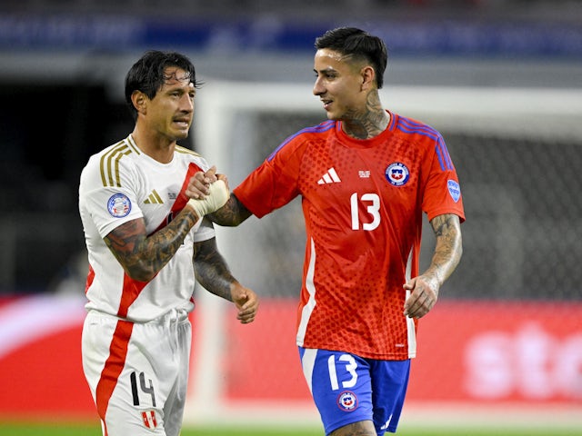 Erick Pulgar của Chile trong trận mở màn Copa America 2024
