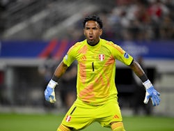 Peru goalkeeper Pedro Gallese