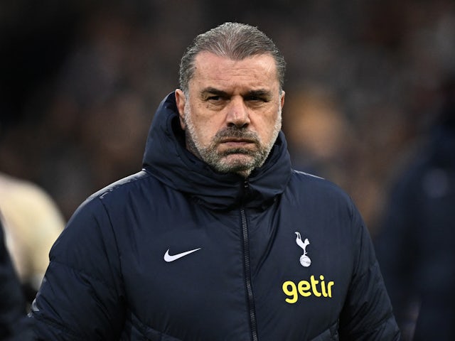 Tottenham Hotspur manager Ange Postecoglou pictured in March 2024