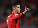 Portugal's Cristiano Ronaldo reacts on June 18, 2024