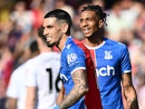 Daniel Munoz, Michael Olise of Crystal Palace during the Premier League match between Crystal Palace and Aston Villa at Selhurst Park on June 21, 2024