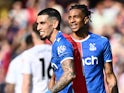 Daniel Munoz, Michael Olise of Crystal Palace during the Premier League match between Crystal Palace and Aston Villa at Selhurst Park on June 21, 2024