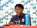 England's Kobbie Mainoo during a press conference on June 18, 2024 [IMAGO]