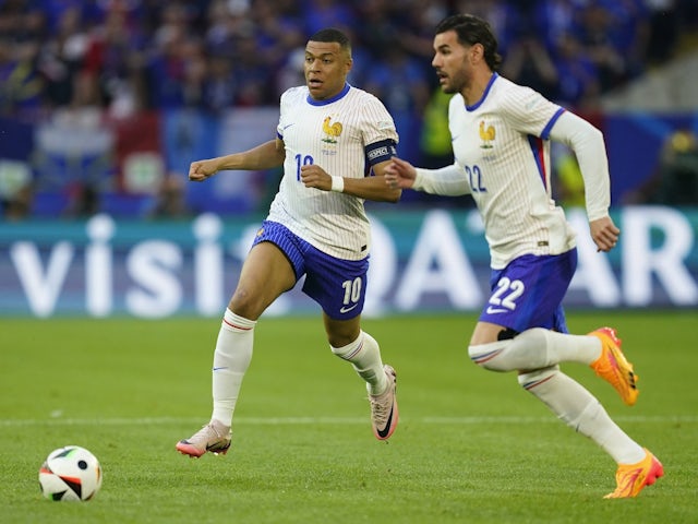 France's Kylian Mbappe and Theo Hernandez in action at Euro 2024 [IMAGO]