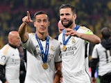 Real Madrid's Nacho with Lucas Vazquez on June 1, 2024 [IMAGO]