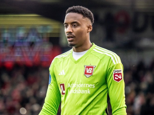 Vejle BK's goalkeeper Nathan Trott on June 21, 2024 [IMAGO]