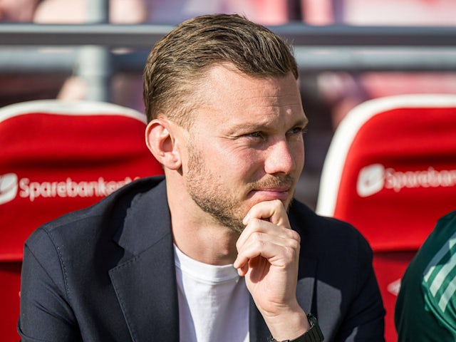 Rosenborg manager Alfred Johansson on May 4, 2024 [IMAGO]