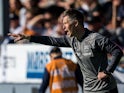 Kristiansund head coach Amund Skiri during the Eliteserien match against Brann on May 20, 2024 [IMAGO]