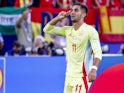 Ferran Torres celebrates after scoring Spain's first goal on June 24, 2024 [IMAGO]