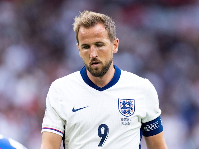 England's Harry Kane looks dejected on June 30, 2024 [IMAGO]
