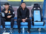 Kenta Hasegawa, coach of Nagoya Grampus on June 2, 2024