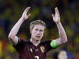 Belgium's Kevin De Bruyne reacts after the match on June 22, 2024