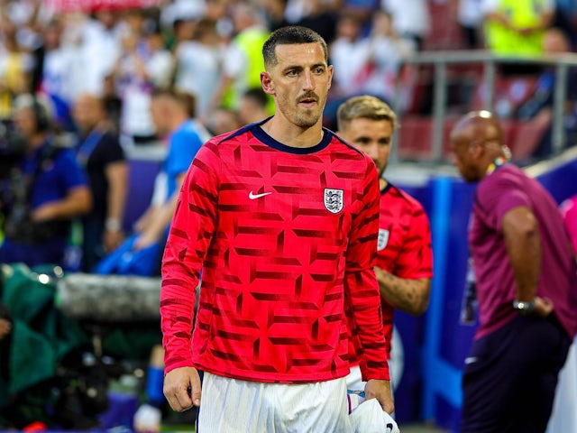 England's Lewis Dunk pictured before the match on June 25, 2024 [IMAGO]