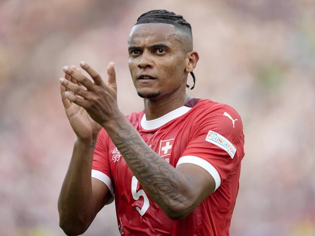Switzerland defender Manuel Akanji on June 29, 2024 (IMAGO)