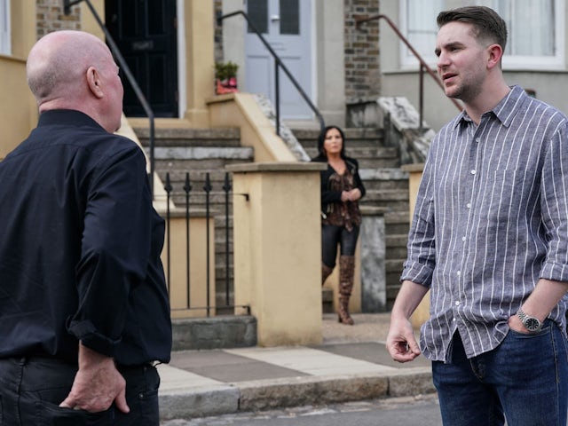 Phil, Kat and Callum on the second episode of EastEnders on July 11, 2024