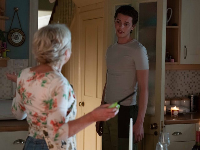 Jean and Freddie on the first episode of EastEnders on July 3, 2024