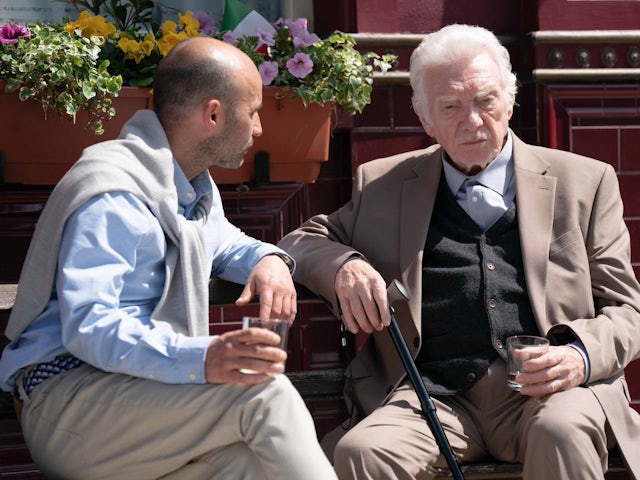 Teddy and Stevie on EastEnders on July 9, 2024